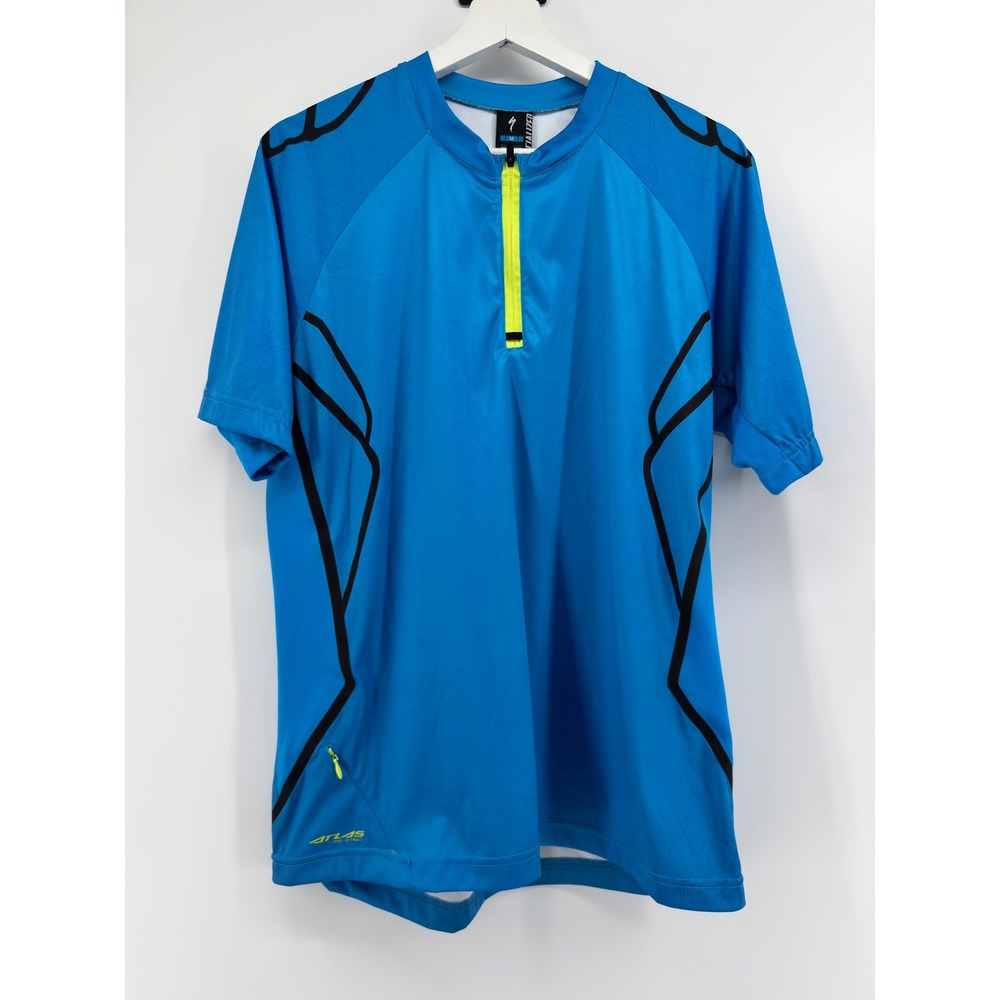Specialized Atlas Pro XC Jersey & Nike Livestrong Windbreaker Jacket Bundle Blue